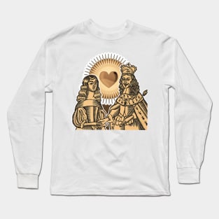 King and Queen in love Long Sleeve T-Shirt